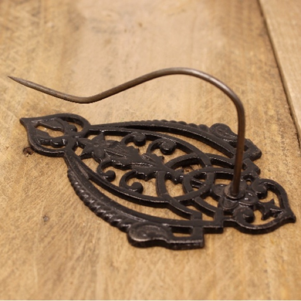 Antique cast iron wall mount receipt holder